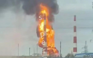 В Оренбурге горит газоперерабатывающий завод