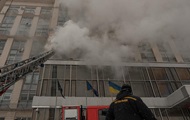 В центре Киева вспыхнул пожар в гостинице