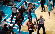 Гаряча ніч у НБА: у двох матчах спалахнули бійки