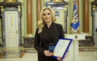 Ирина Федишин получила награду от президента