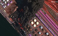 Съемка со спутника показала, как горят порты РФ