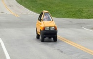 В США создали сверхузкий автомобиль