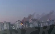 В РФ заявили о пожаре в доме «из-за атаки БПЛА»
