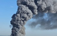 Под Киевом произошел масштабный пожар на складах