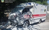 Дрон РФ повредил транспорт больницы в Херсоне