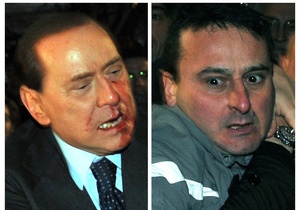 В Италии начался суд над миланцем, напавшим на Берлускони