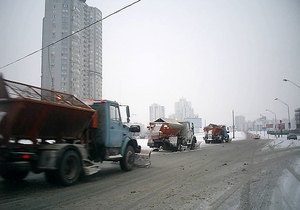 В выходные Киевавтодор будет убирать столичные улицы от снега