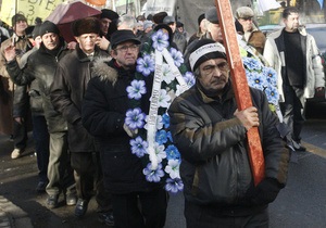 Сегодня в Макеевке похоронят чернобыльца, принимавшего участие в протестах в Донецке