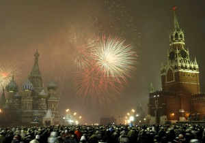 Москва встретила Новый 2013 год