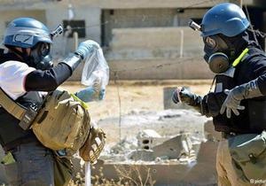 Сирия представила график по уничтожению своего химического арсенала