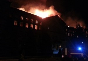 В Киеве горит Аграрный университет