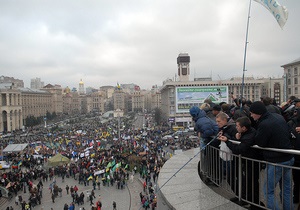 Организаторы акции протеста: На Майдане раскола нет
