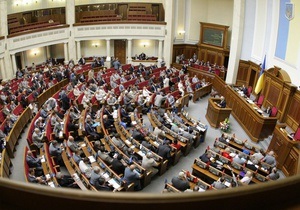Рада отказалась провести слушания о перспективах отношений Украины с Россией и ЕС