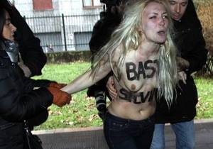 Активисток FEMEN, устроивших акцию протеста в Милане, выпустили из полиции