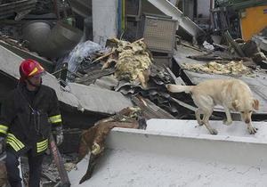 В Италии растет число жертв землетрясения
