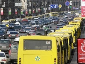 Киевские маршрутчики начинают акцию протеста