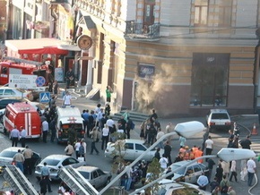 Пожар в киевском кафе ликвидирован