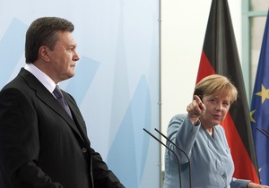 СМИ: Меркель обсудит с Януковичем в Варшаве дело Тимошенко