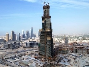 Открытие самого высокого небоскреба в мире отложено из-за кризиса