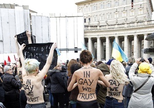 Украинцев Италии возмутило обнажение Femen - пресса