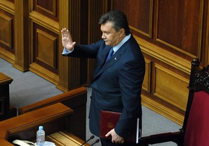 Янукович не будет выступать в Верховной Раде с ежегодным посланием