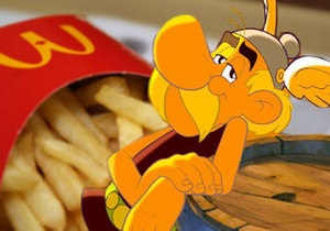 Во Франции реклама McDonald s с Астериксом вызвала негодование