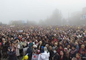 В Мариуполе состоялся многотысячный экологический митинг