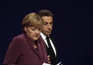 Саркози не убедил Меркель перейти к выпуску совместных евробондов