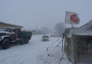 Непогода в Украине - В западных областях Украины дополнительно открыли 35 пунктов обогрева