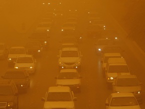 Столицу Таджикистана накрыла сильная пыльная буря