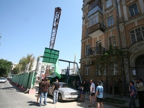 Трибунал запретил киевлянам как бы препятствовать строительству по улице Гончара
