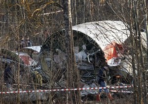С места крушения польского Ту-154 изъяты все обломки самолета