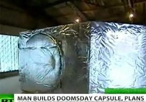 Российский инженер создал капсулу, в которой можно будет спастись от апокалипсиса