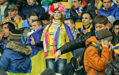 Сборная Украины вошла в пятерку самых посещаемых команд отбора ЧМ-2014