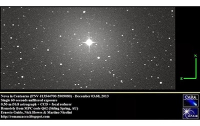 У сузір ї Центавра знайшли нову зірку