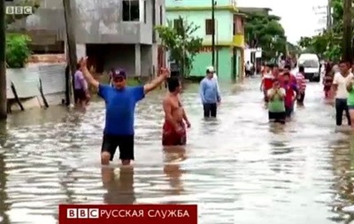 Наводнение в Южной Америке: есть жертвы