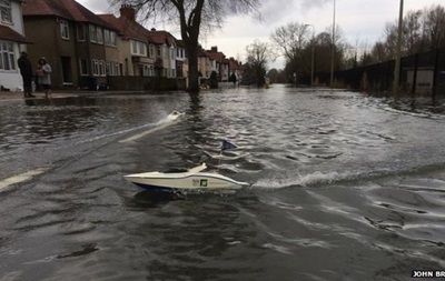 Наводнение в Великобритании. Темза вышла из берегов