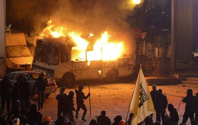 Беспорядки в Киеве - горячая тема в социальных сетях