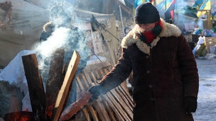 Майдан проти морозу: пічки, генератори і розмови