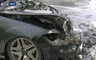 В Ровно бывшему зятю Ющенко сожгли автомобиль