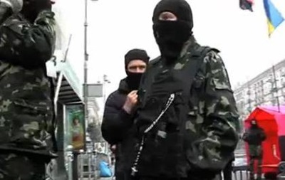 На Евромайдане произошел конфликт между охраной и журналистами 