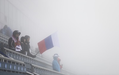 Сильный туман в олимпийском Сочи 