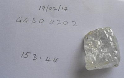 У Сьєрра-Леоне знайшли алмаз вагою в 153,44 карата