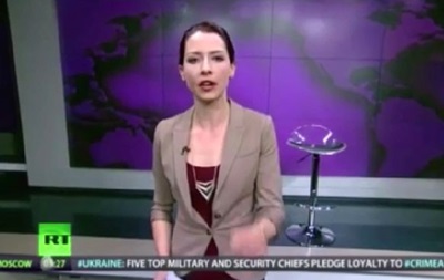 Ведущая Russia Today осудила в эфире ввод российских войск в Украину