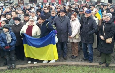 В Харькове одновременно проходят два митинга: за Россию и единство Украины 
