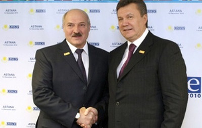 Лукашенко розкритикував Януковича  як друга 