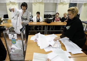 Яценюк и Тягнибок посетили киевские ОИК, в которых подсчет голосов происходит медленно