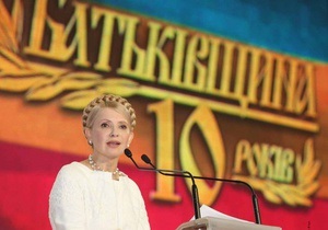 Тимошенко заявила, что Батьківщина не будет менять название для участия в выборах