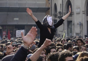 Фотогалерея: Римские каникулы. Итальянские студенты вышли на баррикады против реформы образования