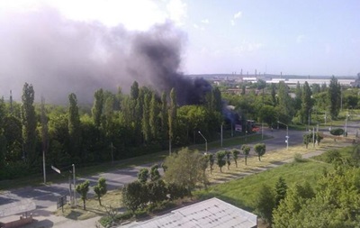 Штурм Краматорска: горит завод, слышны выстрелы